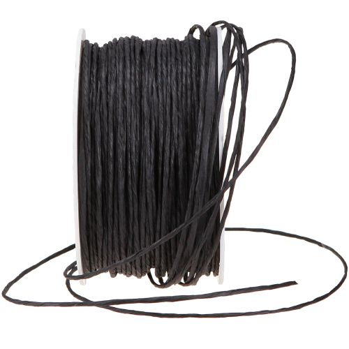 Artikel Papierkordel Draht umwickelt Ø2mm 100m Schwarz