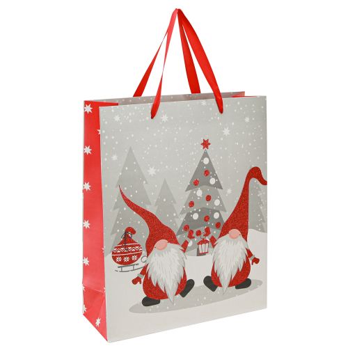 Floristik24 Geschenktüten Papier Papiertaschen Wichtel 26×10×32cm 2St