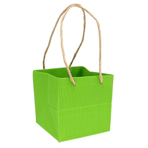 Floristik24 Papiertasche 10,5x10,5x10,5cm sort. 8St