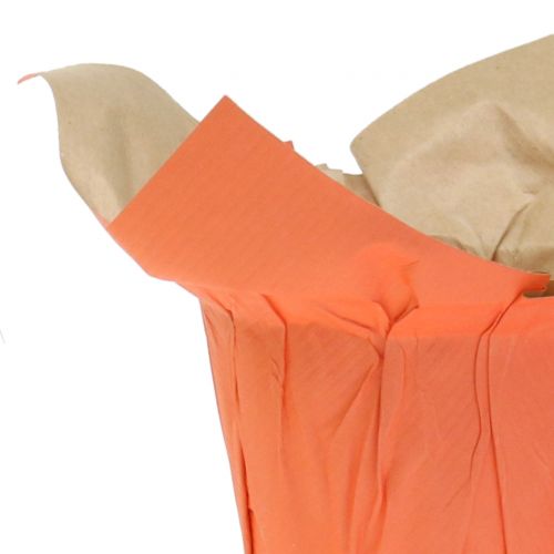 Floristik24 Übertöpfe aus Papier Grün, Orange, Gelb Ø12cm 12St