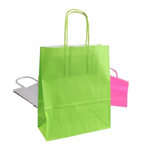 Artikel Papiertasche Geschenktasche Papier Farbig 18×22×8cm 30St