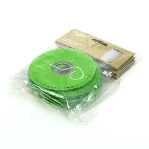 Floristik24 Papierlaterne Grün 10cm H13cm 8St