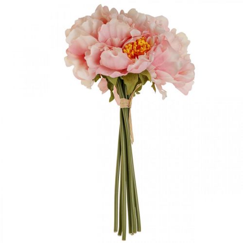 Artikel Paeonia Pfingstrose Kunstblume Peonie Rosa Ø6cm 28cm 7 St