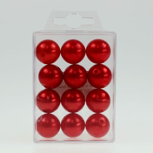 Artikel Deko-Perlen Ø2cm Rot 12 St