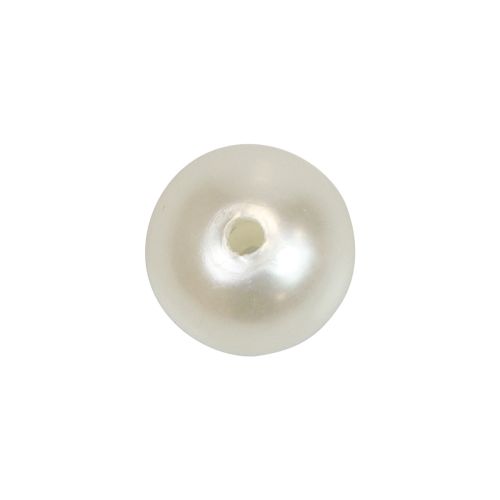 Artikel Perlen zum Auffädeln Bastelperlen Creme Weiß 8mm 300g