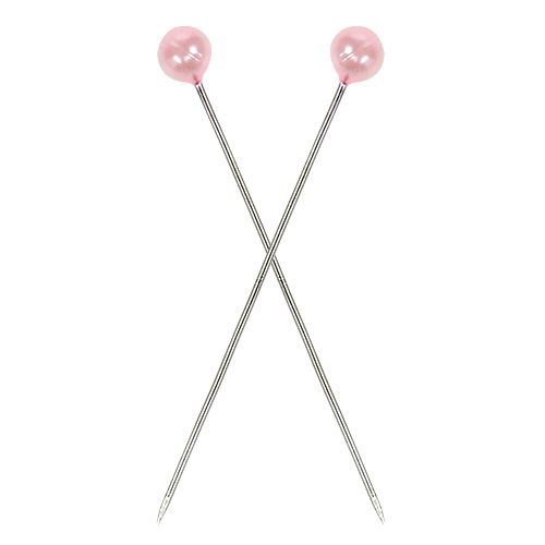 Floristik24 Perlkopfnadeln Rosa Ø4mm 4cm 150St