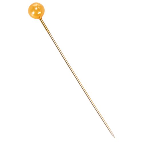 Perlkopfnadeln Orange Metall Ø4mm Länge 40mm 100 Stück | Floristik24.at