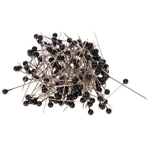 Perlkopfnadeln Schwarz Metall Ø4mm 40mm 150 Stück Floristik bestellen | Floristik24.at
