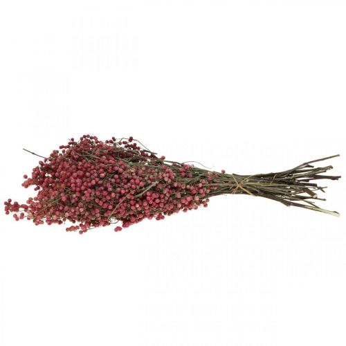 Floristik24 Pfefferbeere, Trockenblumen, Advent, Rosa Pfeffer, Winterdeko L40–45cm 200g
