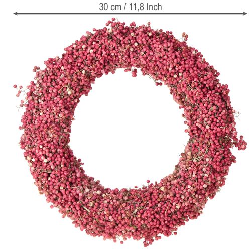 Artikel Pfefferkranz Rosa Pfefferbeeren Kranz Trockenkranz Ø30cm