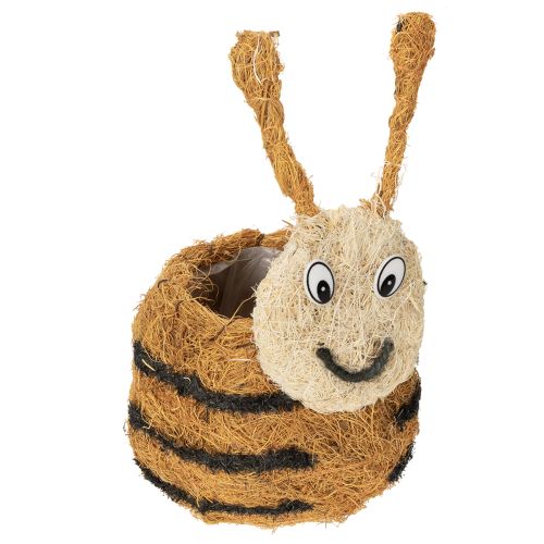 Bienenfigur aus Naturmaterialien mit süßem Design für Kinderzimmer 24cm 2St