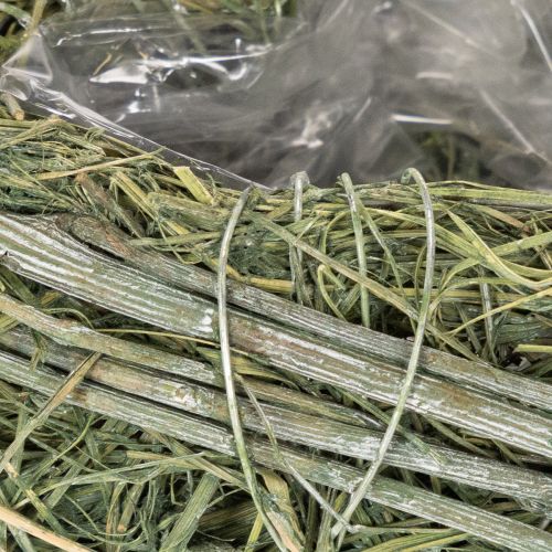 Deko Herz aus Naturgras mit Folie 14 cm grün 2 Stück | Floristik24.at