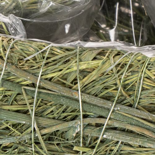 Pflanzherz aus Naturmaterial mit Folieneinsatz 22cm Grün 2er-Set | Floristik24.at