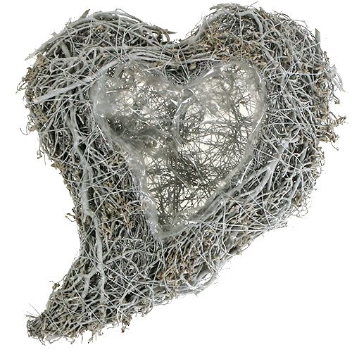 Artikel Pflanzherz Rebe Weiß Herz zum Bepflanzen 38×32×7,5cm