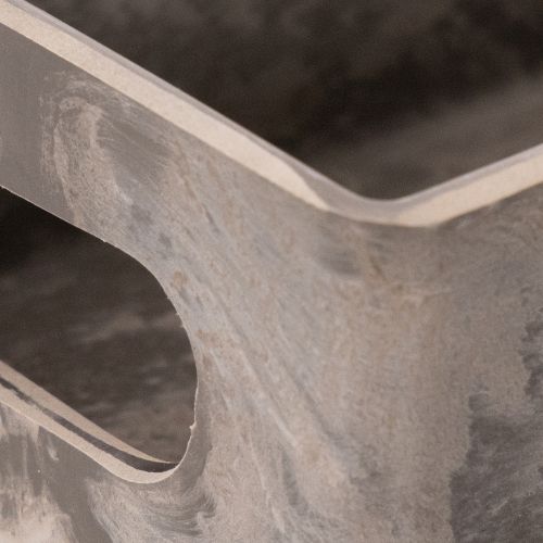 Rechteckiges Dekotablett Kunststoff 23x8x5cm Anthrazit | Floristik24.at