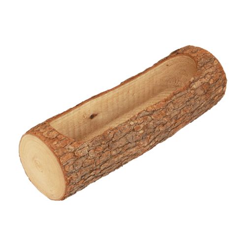 Floristik24 Pflanzkasten Holz Deko Rustikal Natur 30cm×10,5cm×8cm