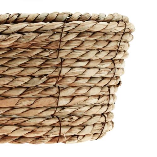 Floristik24 Pflanzkorb Seegras Korb oval Dekokorb 32×19×12cm