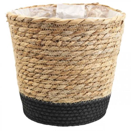Pflanzkorb Übertopf Seegras Korb Deko Natur Ø26cm H23cm