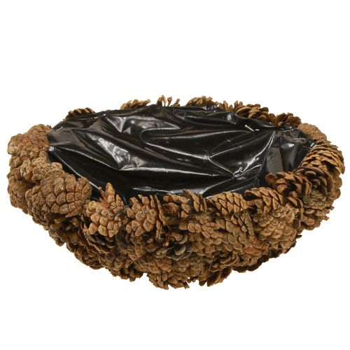 Pflanzschale Echte Zapfen Zapfenschale Natur Ø28cm H9cm