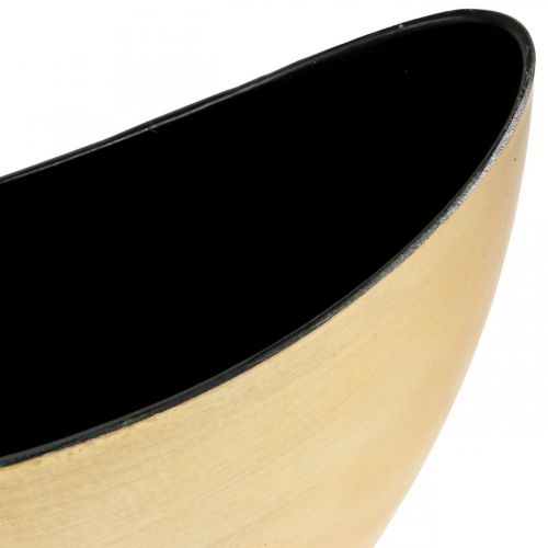 Artikel Pflanzschale Oval Dekoschale Jardiniere Gold 24×10×15cm