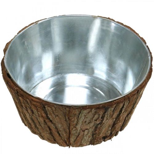 Floristik24 Pflanzschale, Pflanzgefäß, Blumenschale, Baumrinde Deko Ø21cm H10cm