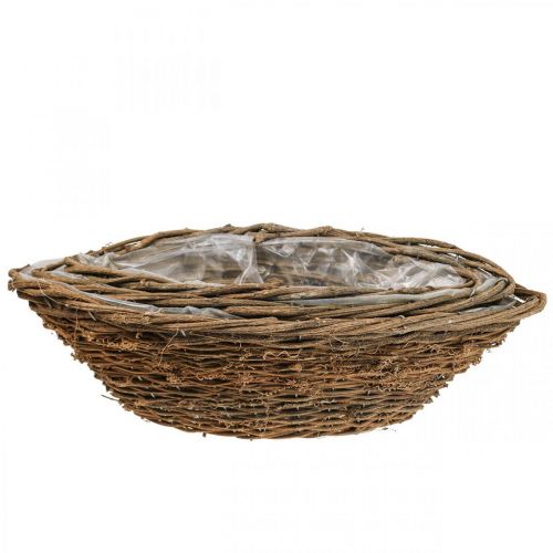 Floristik24 Pflanzschale Pflanzkorb Reben Korb L35/42/46cm 3er-Set