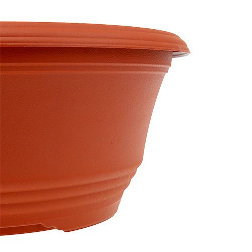 Artikel Pflanzschale aus Plastik Ø27cm Terrakotta, 1St