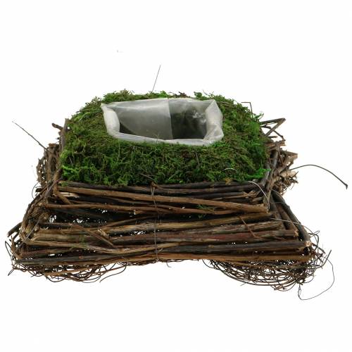 Artikel Pflanzkissen Rattan, Moos 20cm x 20cm H8cm