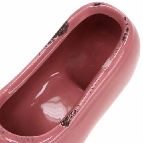 Artikel Pflanzgefäß Damenschuh Keramik Rosa, Pink, Creme Sortiert 14×5cm H7cm 6St