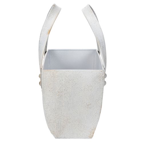 Artikel Metalltasche moderne Wohlfühl Atmosphäre für Innenbereich und Außenbereich 28cm