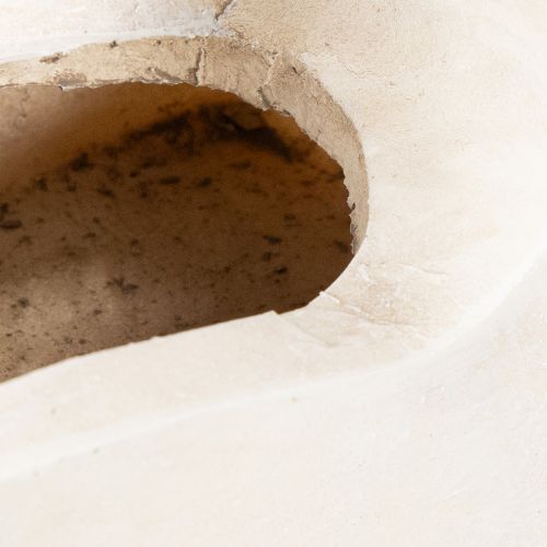 Herz-Dekoration offen 19cm Weiß Modernes Design zum Bepflanzen und Gestalten | Floristik24.at