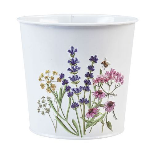 Artikel Pflanztopf, Blumentopf Metall Blech Übertopf Ø15cm H14cm