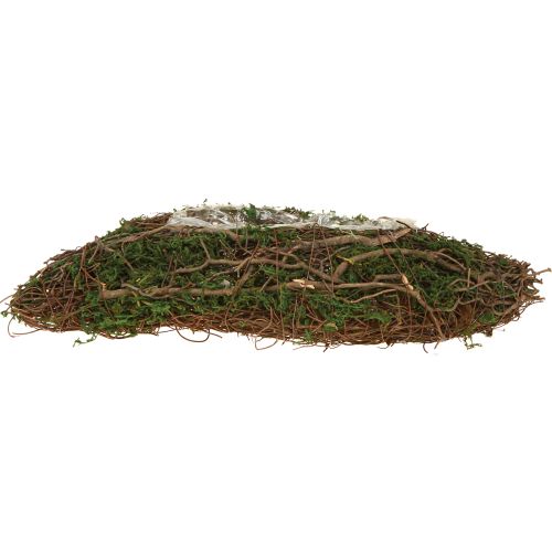 Artikel Pflanzwelle Reben Kleine Pflanzschale mit Moos 31×15×7cm