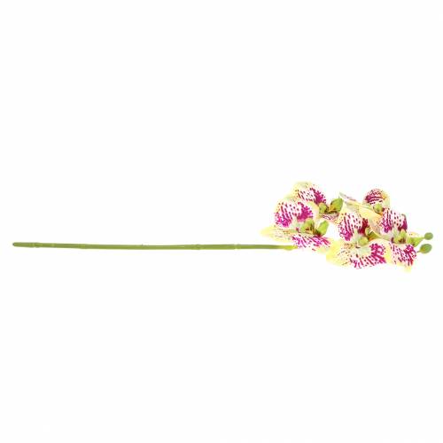 Artikel Künstlicher Orchideenzweig Phaelaenopsis Grün Pink H49cm