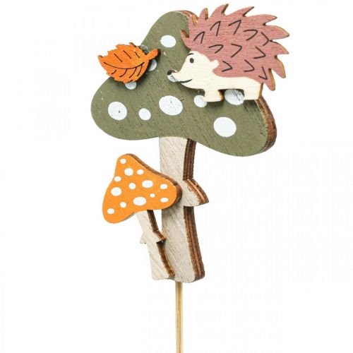 Artikel Blumenstecker Fliegenpilz Deko Igel Herbstdeko 8cm 12 St