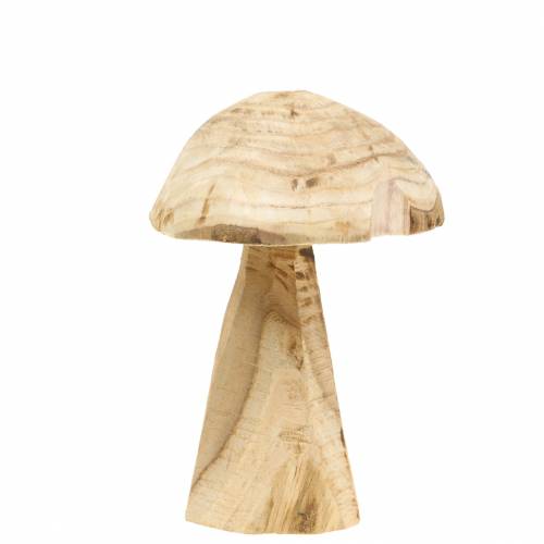 Floristik24 Pilz Paulownia Holz Ø16cm H18cm