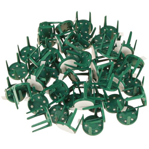 Artikel Pinholder mit Klebepad Steckschaumhalter Grün Ø3cm 50 St