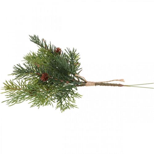 Floristik24 Dekozweige Weihnachten Pinienzweig Künstlich 31cm 2St