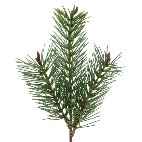 Floristik24 Künstlicher Pinienzweig Grün 33cm 4St