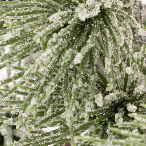 Künstlicher Tannenzweig aus Kunststoff 55cm grün 3er-Set für Winterdekoration | Floristik24.at