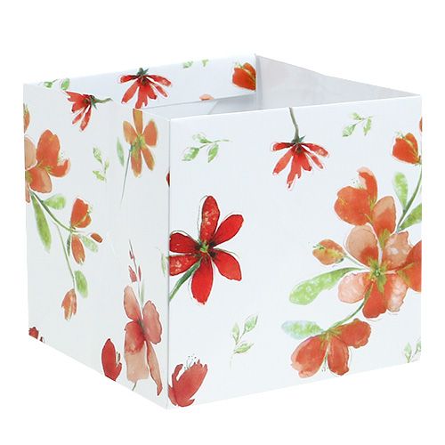 Papier Tasche 12cm x 12cm mit Muster 8St