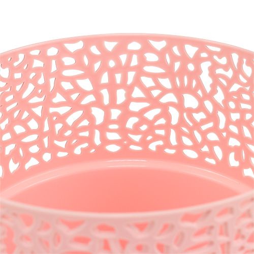 Floristik24 Plastik Übertopf Rosa Ø14,5cm H15,5cm 1 St