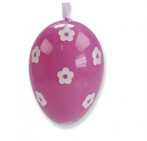 Floristik24 Plastik Deko-Ostereier zum Hängen 9cm 12St