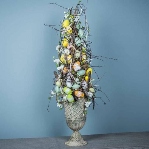 Floristik24 Plastikeier 4cm bunt 36St