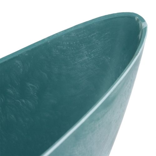 Floristik24 Deko-Schale Pflanzschale Blau 56cm x 13,5cm H17,5cm 1 St