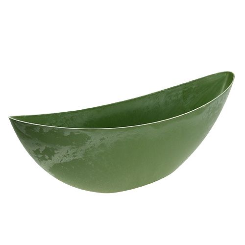 Floristik24 Plastikschiffchen Grün 55,5cm x 14,5cm H17,5cm 1 St