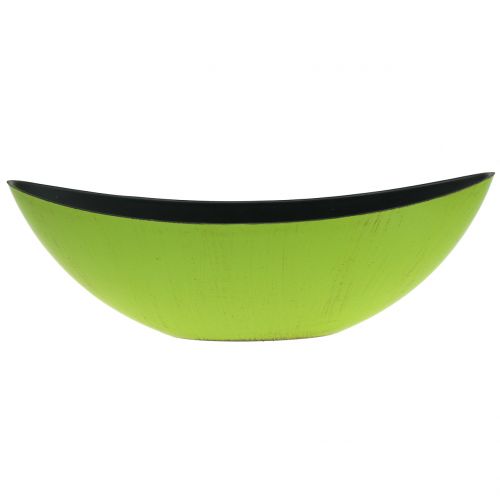 Floristik24 Deko-Schale Pflanzschale Grün Schwarz 34cm x 11cm H11cm