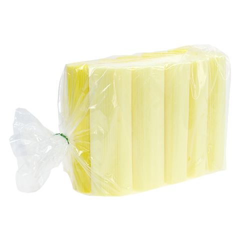 Floristik24 Plisseemanschetten Hellgelb 18,5cm 100St.