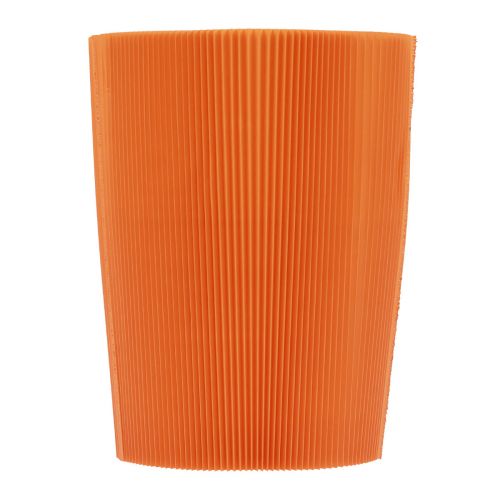 Floristik24 Plisseemanschetten für Blumentöpfe Orange 12,5cm 100St