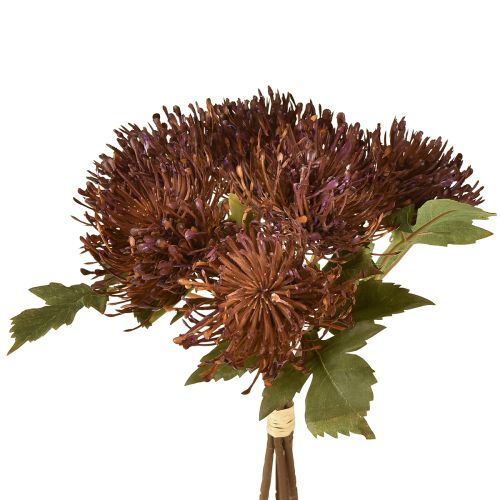 Protea künstlich Nadelkissen Leucospermum Lila 30cm 6 St